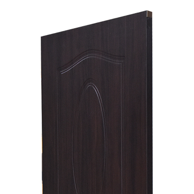 PORTE 2010x838mm RPD 40MM 3 PANEL OVAL TEXTURE DCF-RED WALNUT 