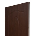 PORTE 2010x838mm RPD 40MM 3 PANEL OVAL TEXTURE WITH EDGE BAND DCF-MAHOGANY