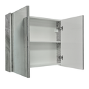LAVABO + MIROIR MOZAMBIQUE  65 CM 90-1113 (CLK)TURQUIE 3 ELMTS