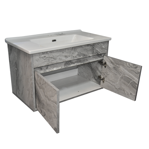 LAVABO + MIROIR MOZAMBIQUE  65 CM 90-1113 (CLK)TURQUIE 3 ELMTS