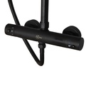 COMBINE DE DOUCHE AVEC ROBINETTERIE Thermostatique Douchette+mitigeur douche+Flexible Inox H1120mm*L350mm2110202430