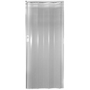 PORTE EXTENSIBLE EN PVC 203 X 88 CM  BLANC 2070603011