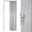 PORTE EXTENSIBLE EN PVC 203 X 88 CM  BLANC 2070603011