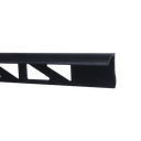 BAGUETTE D'ANGLE PVC 8MM 2.45M SC10 NOIR