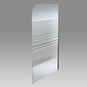 PAROI DE DOUCHE RAYURE 800x1400mm 5MM 401S11 (RITL)
