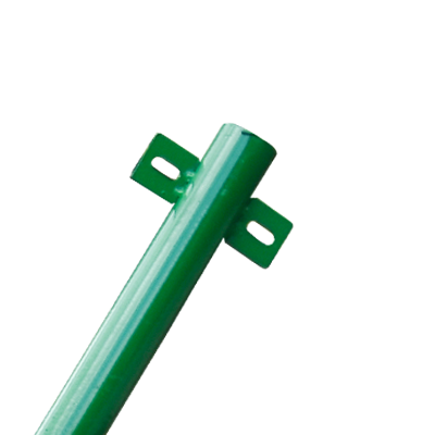 POTEAU AVEC FIXATION  POUR  PANNEAU DE CLOTURE Ø48 mm x 2.5 m 3080402009