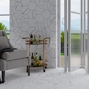 CARREAUX SOLS  20X24Hex EC CALACATTA WHITE (ECRM) (M)