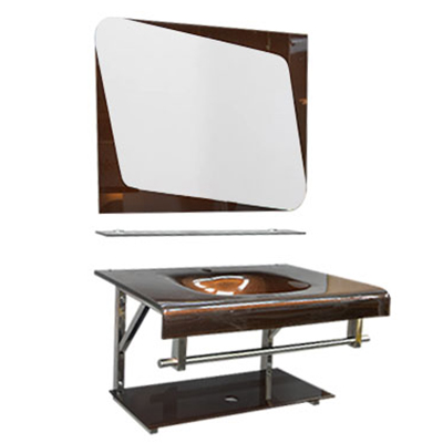 LAVABO EN VERRE 800x500x15mm JH-A02 (3ELMTS)