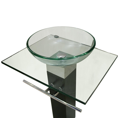 LAVABO EN VERRE 600x400x15mm (02ELEMENTS)JH-6013