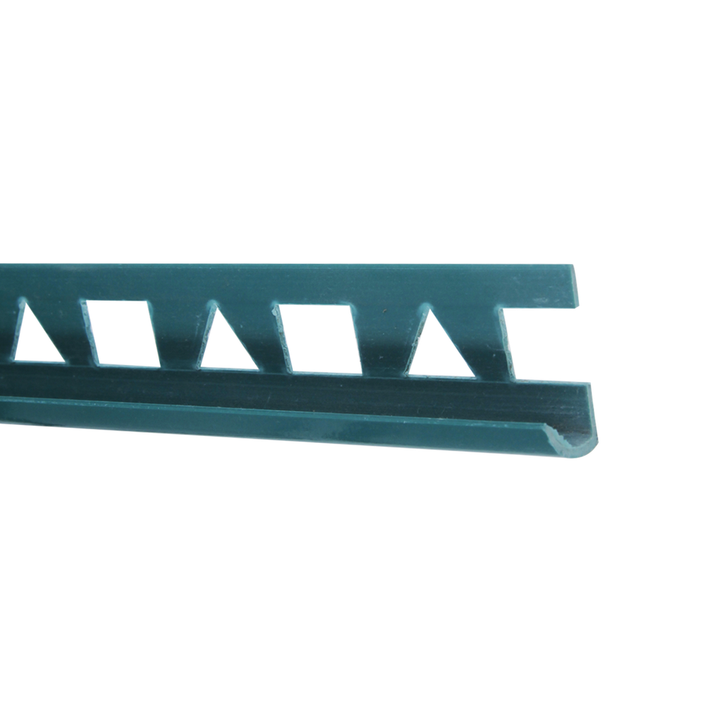 BAGUETTE D'ANGLE PVC 12mm VERT 2,45m DY010