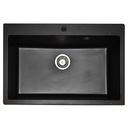 EVIER RESINE STKZ ZENTIA BEE 7650 NEGRO LISO C/POLY 11088008