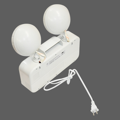 LAMPE DE SECOUR LED 1,5W 2X9LED IP20 AC 100-265V-50Hz AUTONOMIE >90min 901050118001=TEL001