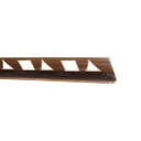 BAGUETTE D'ANGLE PVC 10mm 2,45m MARRON DY009