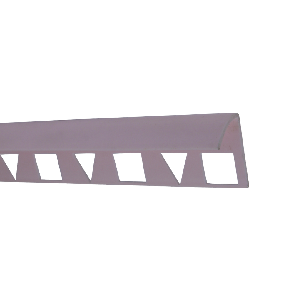 BAGUETTE D'ANGLE PVC 10mm 2,45m ROSE DY014