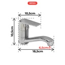 MITIGEUR ÉVIER BAS 6097 CROMO FREGADERO CAÑO 15 CM CARTAGO 60E300787 ( TL FR IEI)