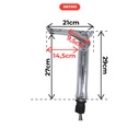 MITIGEUR LAVABO 35MM SS304 AVEC FLEXIBLE 2110202401