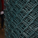 GRILLAGE ACIER GALVANISE ENROBE PVC VERT 3,0MM  2000MM x 20M (KCL) (TURQUIE)
