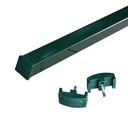 POTEAU 50 x 50 x 1,50MM  RAL6005 2400MM (KCL) (TURQUIE)