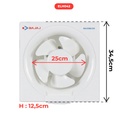 EXTRACTEUR D'AIR 250MM Maxima - White BAJAJ 070049 (DSTK)