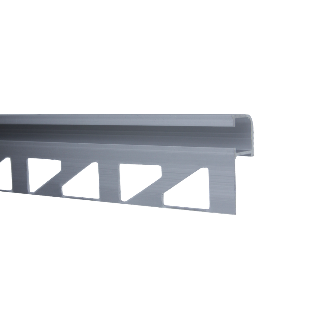 NEZ DE MARCHE ALU C0817 (H)12x(L)2500 mm CHROME 1071003013
