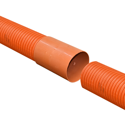 GAINE POUR RESEAUX ENTERRES ORANGE  sans fil 110 MM barres de 5,8mtrs  (UE)