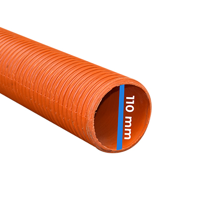 GAINE POUR RESEAUX ENTERRES ORANGE  sans fil 110 MM barres de 5,8mtrs  (UE)