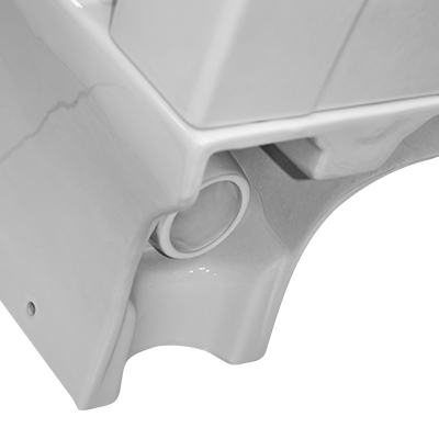WC ANGLAISE COMPLET D/P DF DF2060B P HOR WHITE AQUA