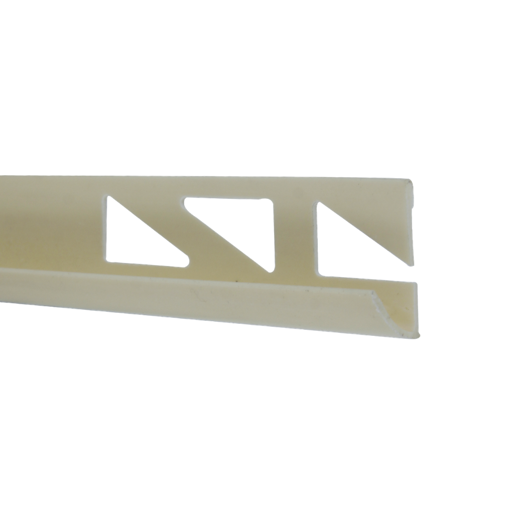 BAGUETTE D ANGLE PVC  BEIGE 8MM  2.4m SC02