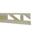 BAGUETTE D ANGLE PVC  BEIGE 8MM  2.4m SC02