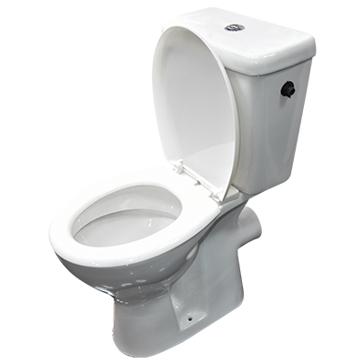 WC INDE COMPLET. BLANC ONYX "P" HORIZONTAL  (UE)