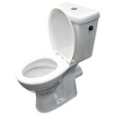 WC INDE COMPLET. BLANC ONYX "P" HORIZONTAL  (UE)