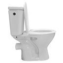 WC INDE COMPLET. BLANC  "P" HORIZONTAL  UNIMET (UE)