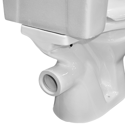 WC INDE COMPLET. BLANC  "P" HORIZONTAL  UNIMET (UE)