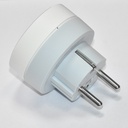 ADAPTEUR STD 2P+T SORTIE 16A ENTREE 13A 3000W 230 V 050383