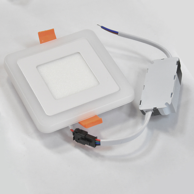 SPOT  LED CARRE ENCAST  3W 6500K- 150lm 20000h  blanche +rose  AC85-265V  1050203468