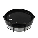 HUBLOT ETANCHE E27 180MM Black-Round Shape