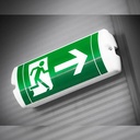 BLOC DE SECOURS AUTONOME FLECHE A DROITE LED 3.5W 6500K 3.7v 1500mAh 3hIP65  110-240V  I1050118012