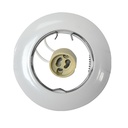 KIT SPOT ENCASTRE ROND ∅80 ALUMINIUM BLANC 1050203802 avec DOUILLE GU10 1050203808