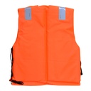 GILET DE SAUVETAGE ORANGE 70Kg Adulte 3060216001 N