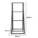 PRESENTOIR 700x1980x735mm I39