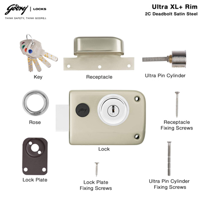 SERRURE GODREJ DC2340 ULTRA XL +SS 1CK /2C  46171597SD00524