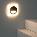 SPOT DECORATIVE 3W AC85-240V 50HZ LX425SF/ SQ BK WARM