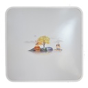 PLAFONNIER LED carre (18-40W)x2 50x8x50cm 3couleurs D3065