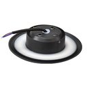 APPLIQUE LED NOIR  LX417/12W WARM IP65