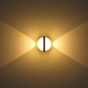 APPLIQUE LED  NOIR 6+1W AC285-240V 50HZ  IP54 WARM