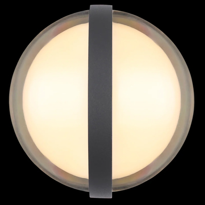 APPLIQUE LED  NOIR 6+1W AC285-240V 50HZ  IP54 WARM