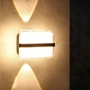 APPLIQUE LED NOIR LX749/2*5W+2*1W  IP54 WARM