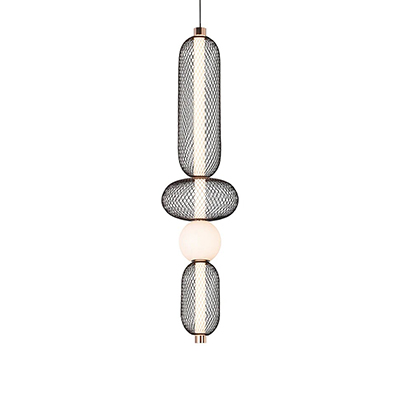 LUSTRE SUSPENDUE LED  220-40V 50-60HZ  D20x90cm DR9970-B