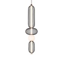 LUSTRE SUSPENDUE LED  220-40V 50-60HZ  D20x90cm DR9970-B