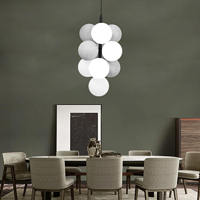 LAMPE SUSPENDUE 220-240V 50-60Hz 10MX3W (G9LED)  61X51X14  SG8885-B